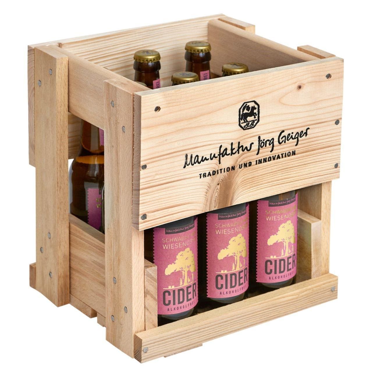 SWO Cider rosé - alkoholfrei ind er 9er Kiste