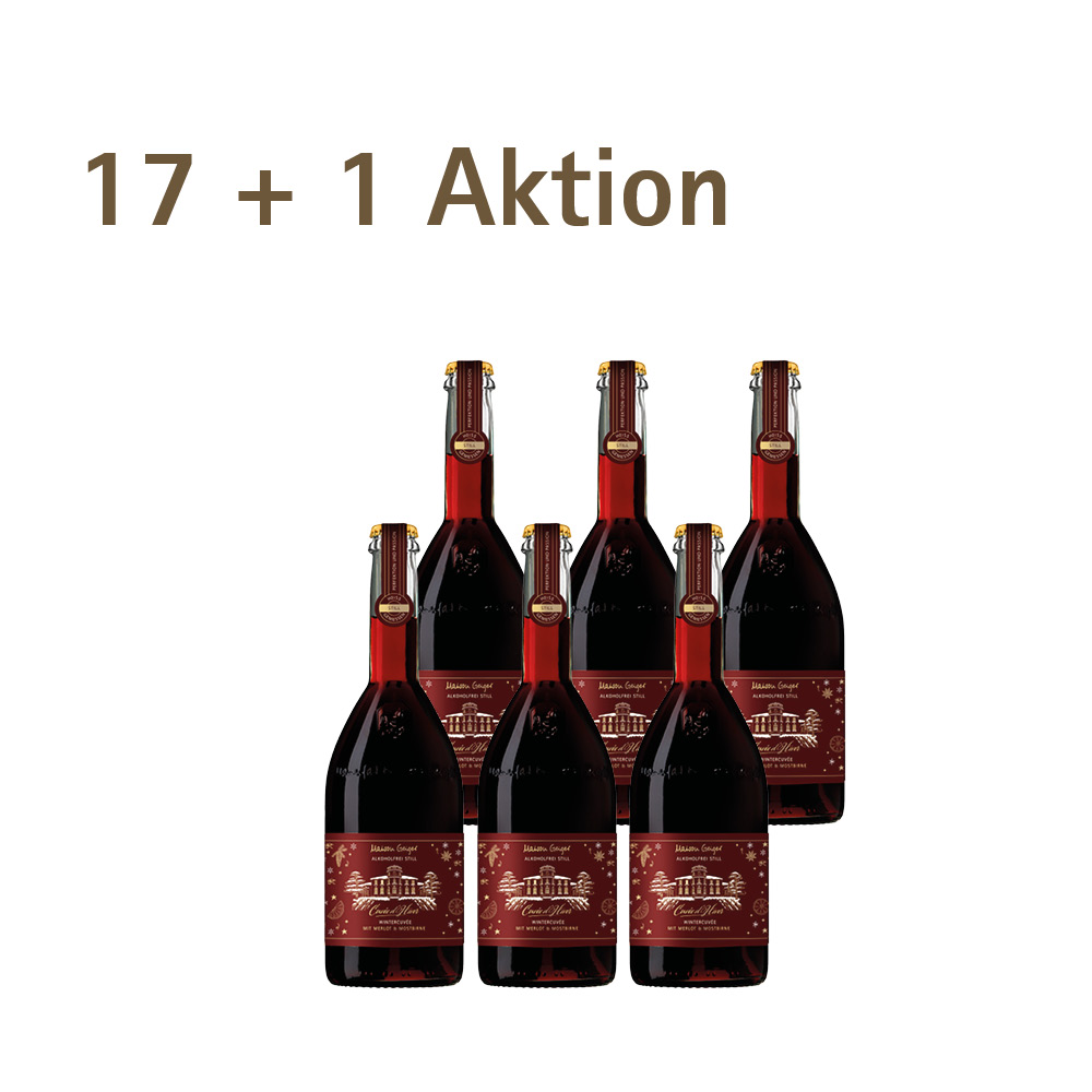 Aktion "Cuvée d´hiver" Wintercuvée 0,75l | 17 + 1 Flasche gratis