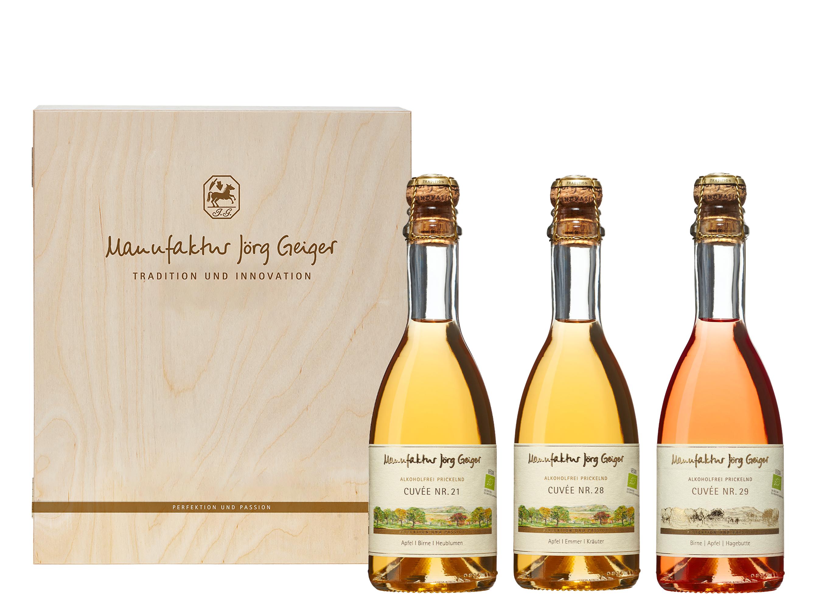 Alkoholfreie Trilogie "Bio" 0,375l