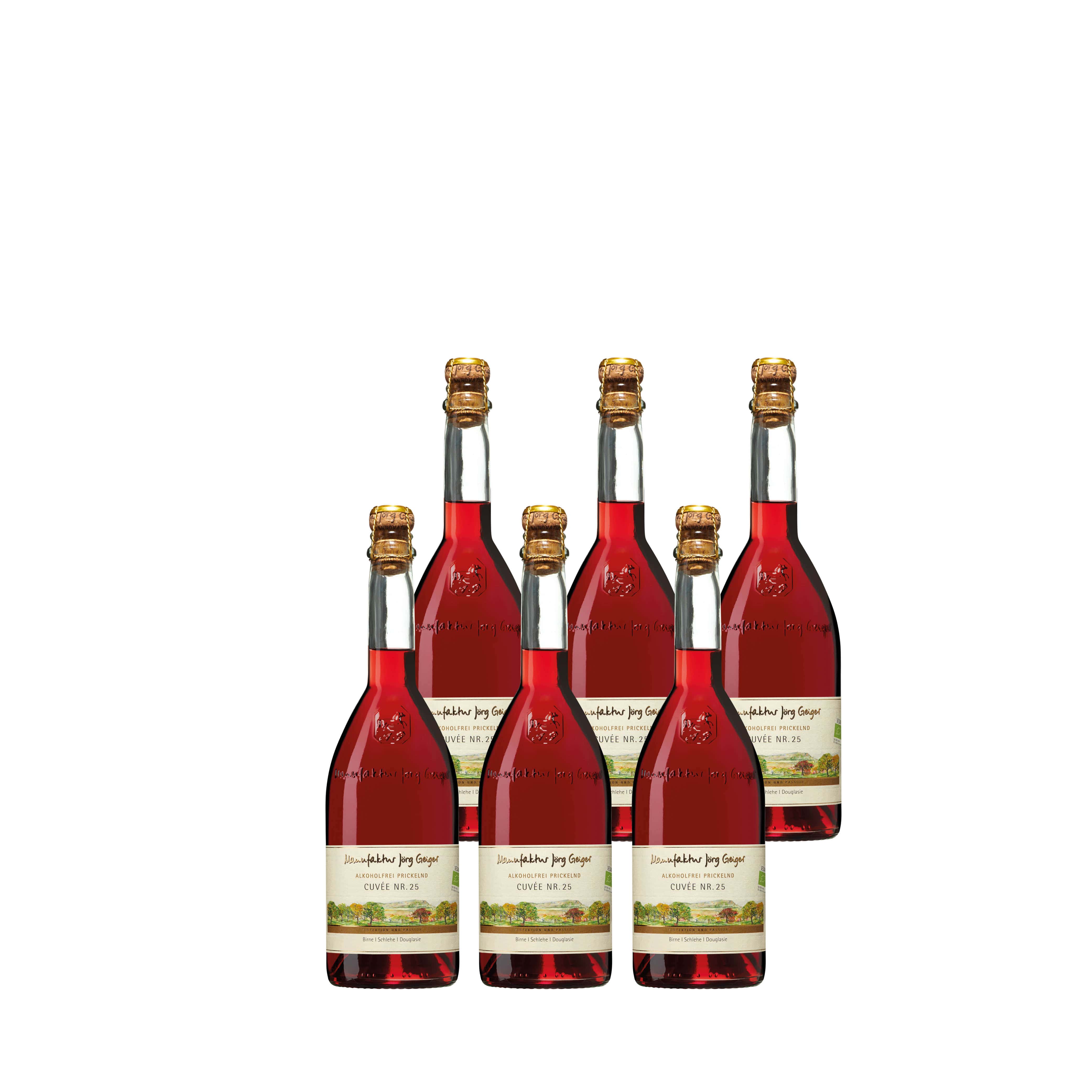 Cuvée Nr. 25 - alkoholfrei 0,75l im 6er Bundle