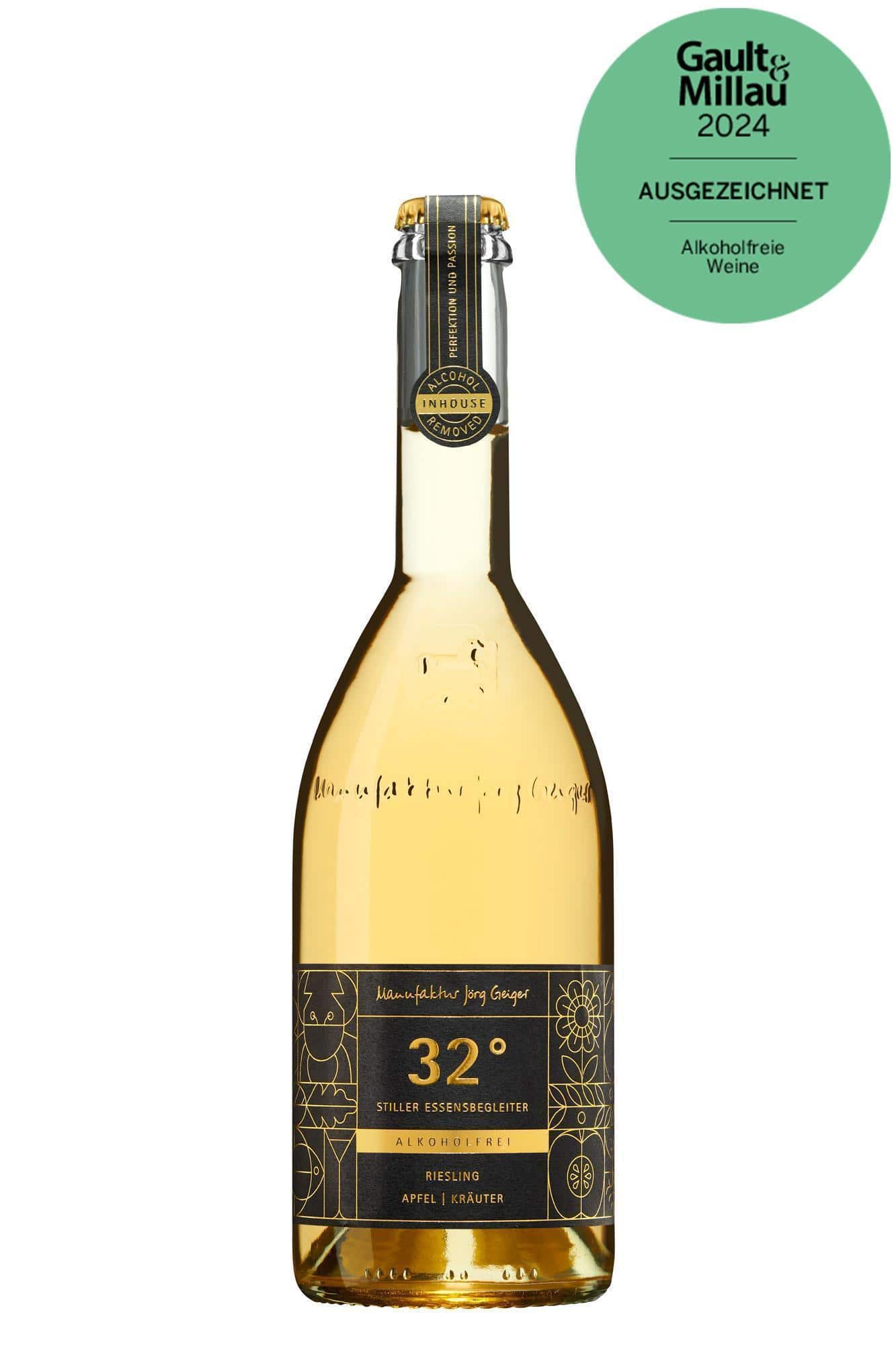 Produktbild "Flasche 32° mit Auszeichnungen" - alkoholfrei