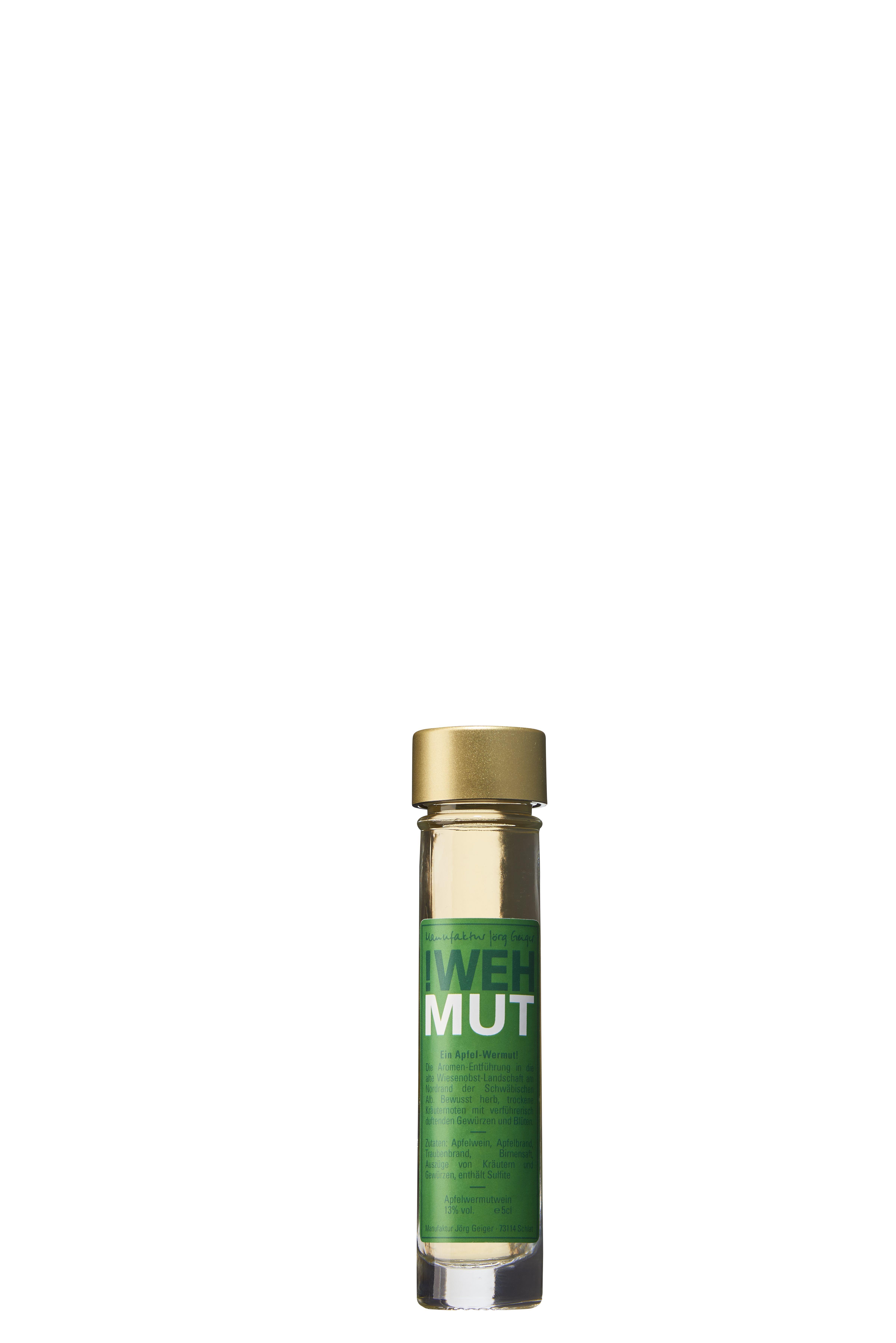 !WEHMUT- Apfelwermutwein-Musterfläschchen
