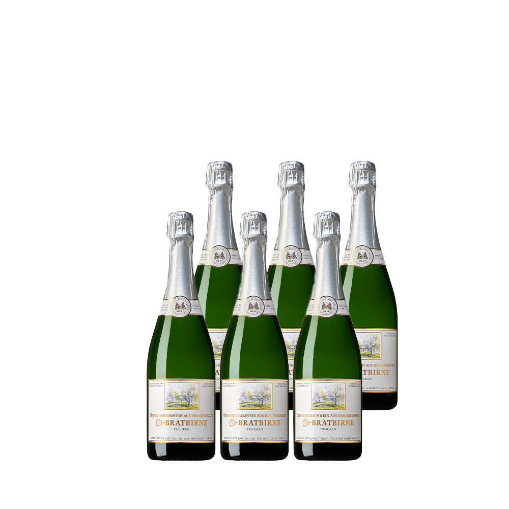Bio Birnenschaumwein aus der Champagner-Bratbirne trocken