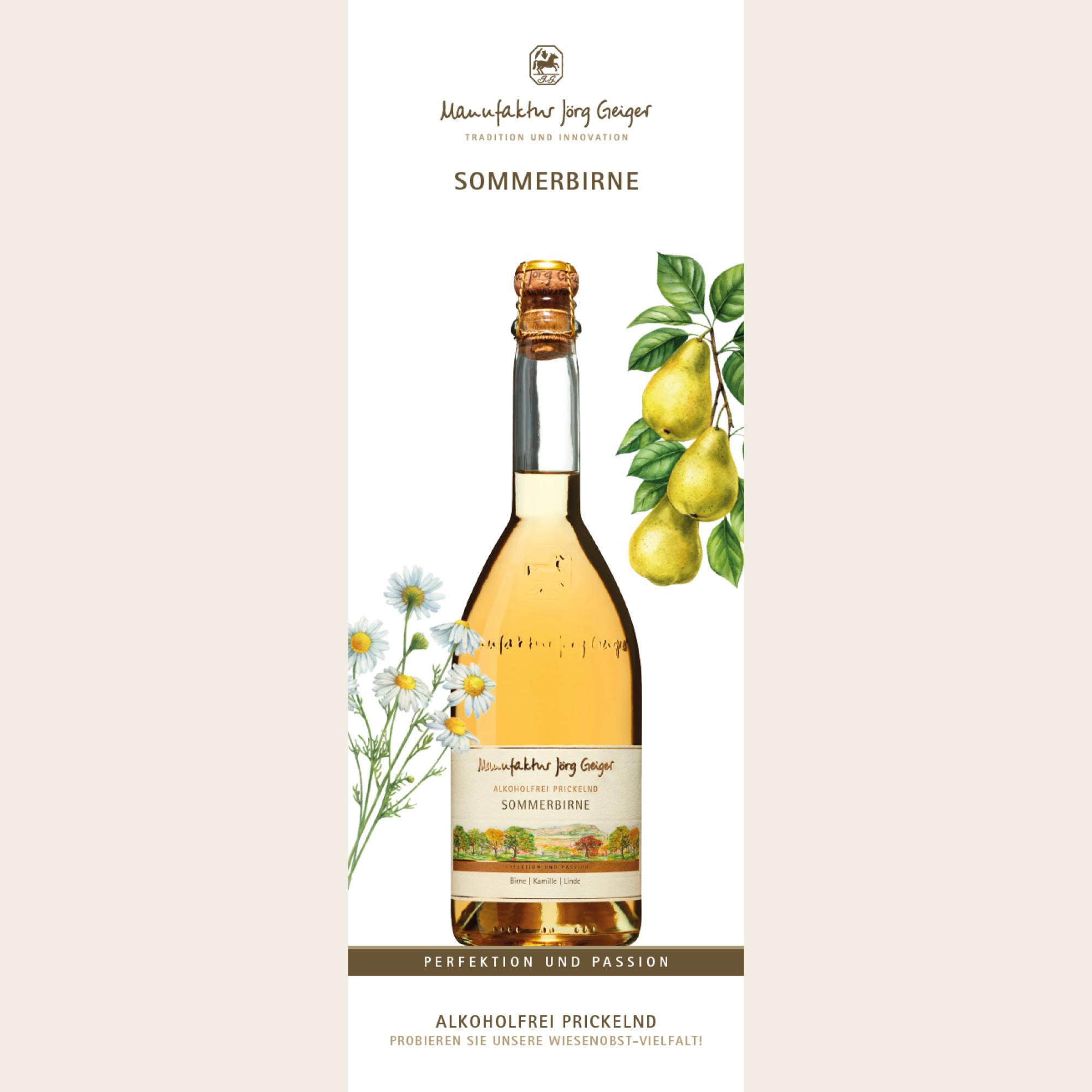 Produktflyer Sommerbirne