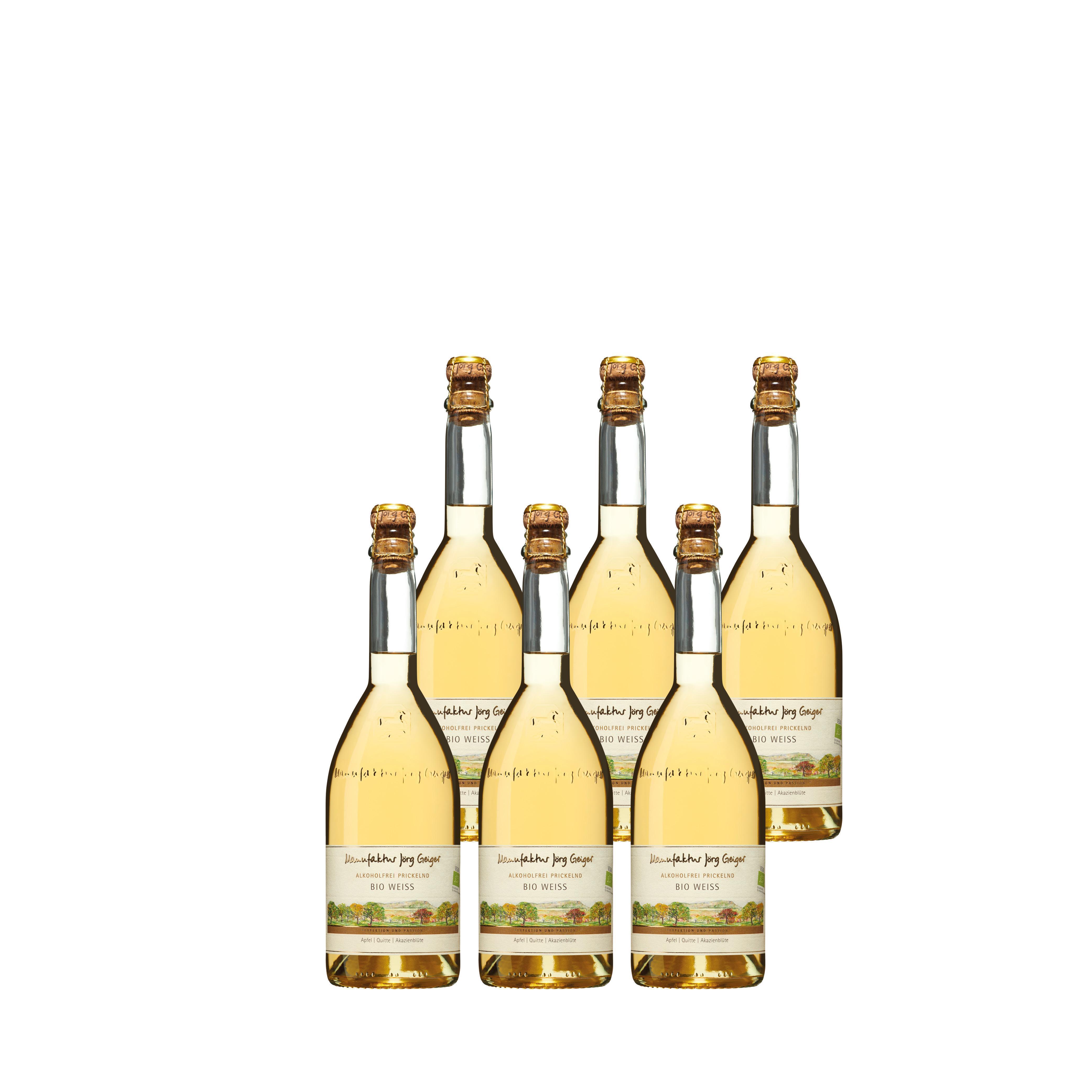 BIO-Weiß - alkoholfrei im 6er Bundle